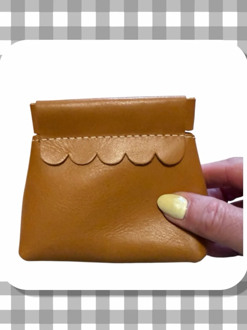 🦄 Portland Leather Penny Pouch | Mango | Unavailable Combo
